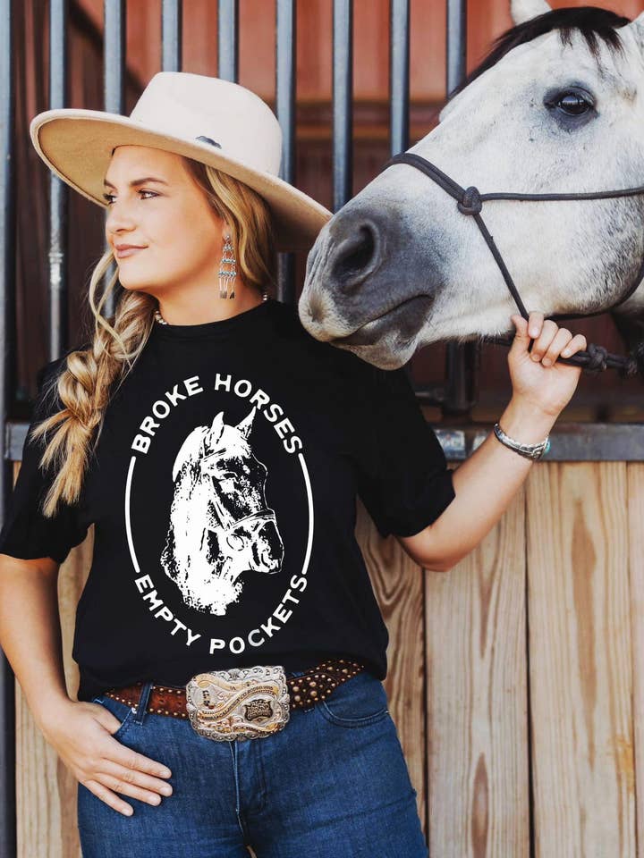 Broke horses empty pockets for wholesale by Buckin Barn Wholesale