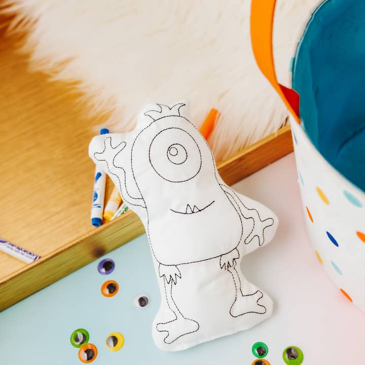 Tiny Owls Gift Co. - Wholesale Coloring Book - Kids & Baby - Furry Monster Coloring Buddy Activity For Kids