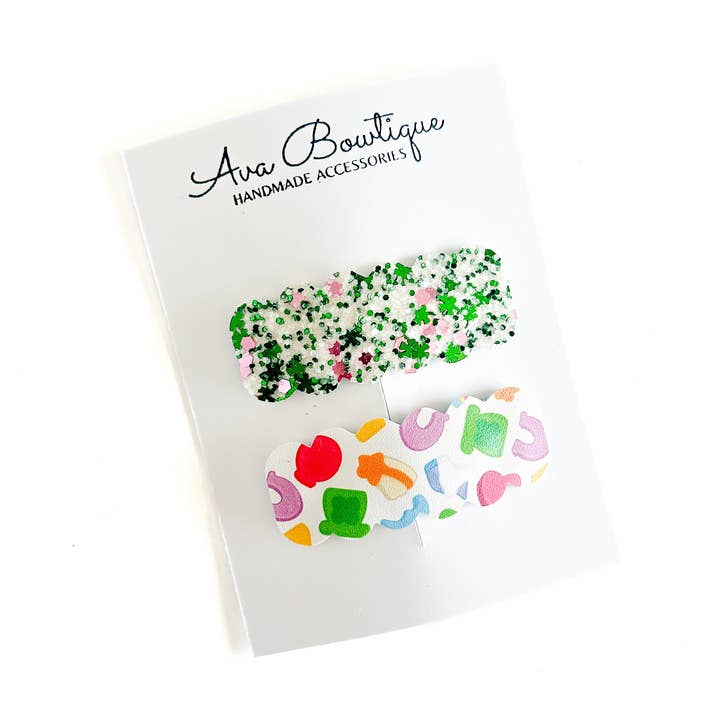 Snap Clip voor St. Patrick's Day voor meisjes voor wholesale door Ava Bowtique