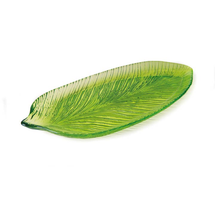 Plat Excelsa – Tropical, Feuille 43 x 20 cm pour la vente par Bergamaschi & Vimercati S.p.a.