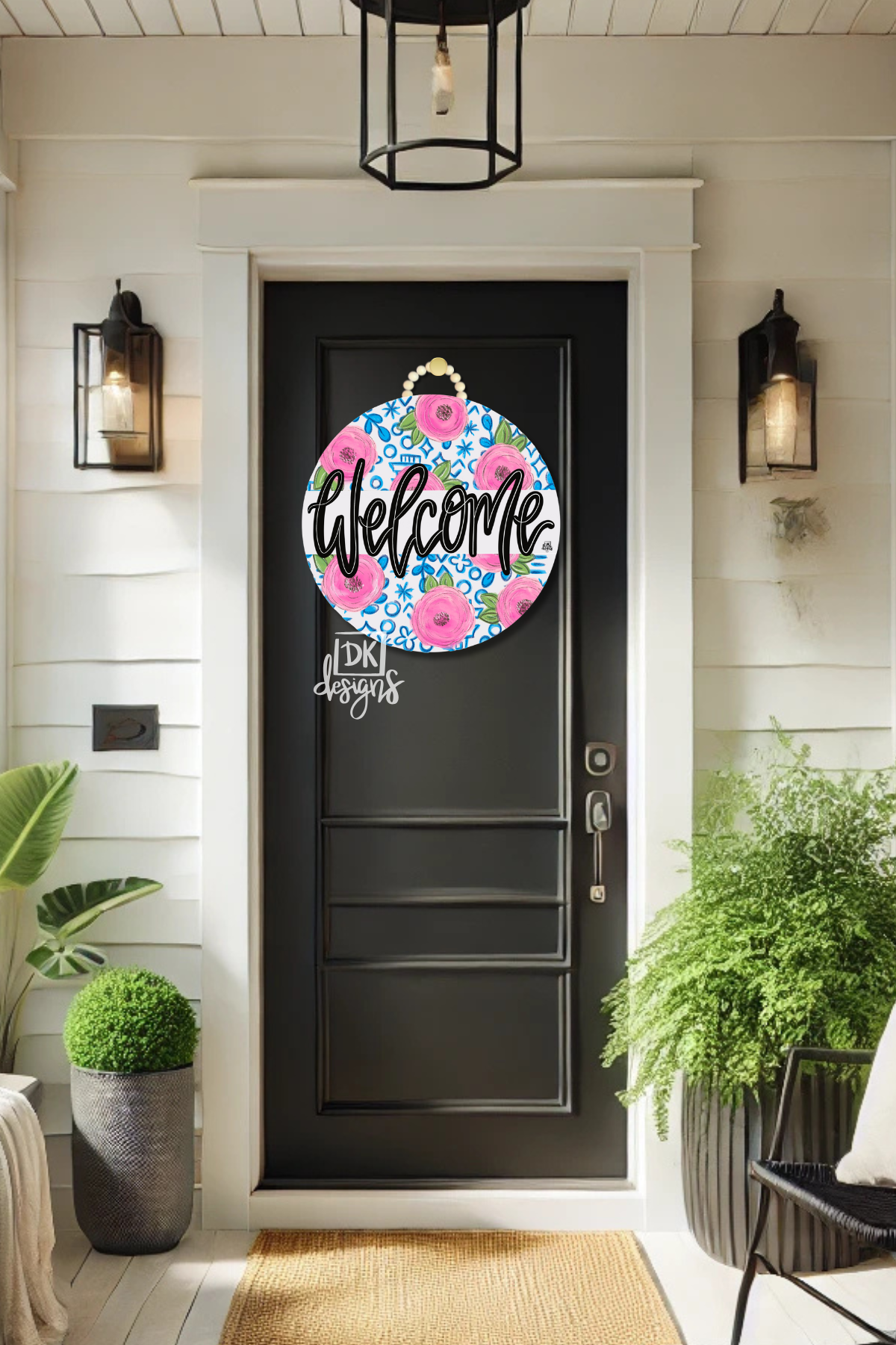 DK Designs Georgia - Wholesale Sign - DK Chinoiserie Large Hanger1