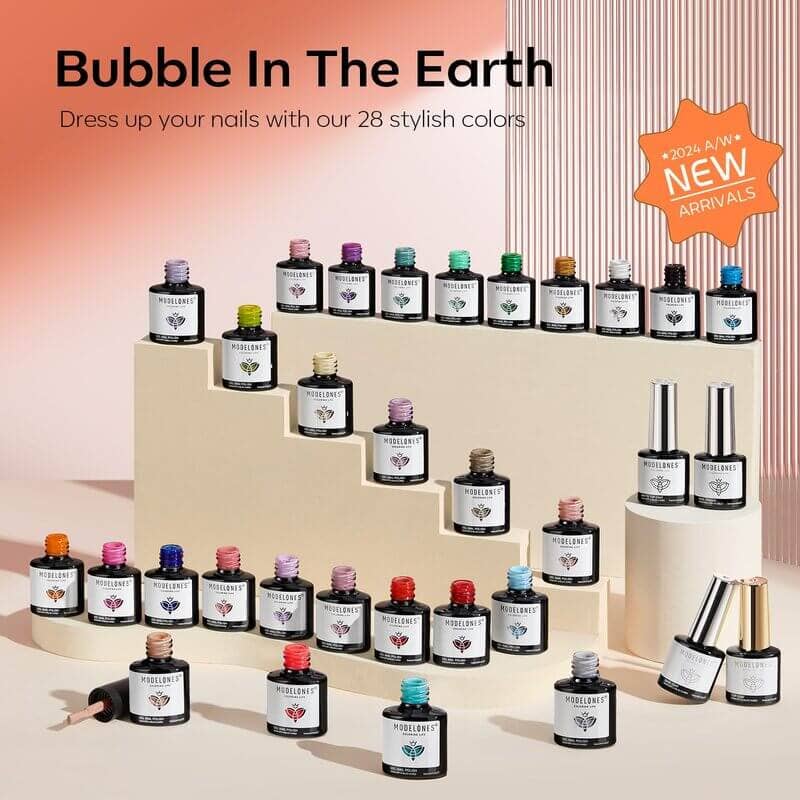 Modelones – wholesale Nail polish set – Seasons Colors - 32Pcs 28Colors Gel Nail Polish Kit7