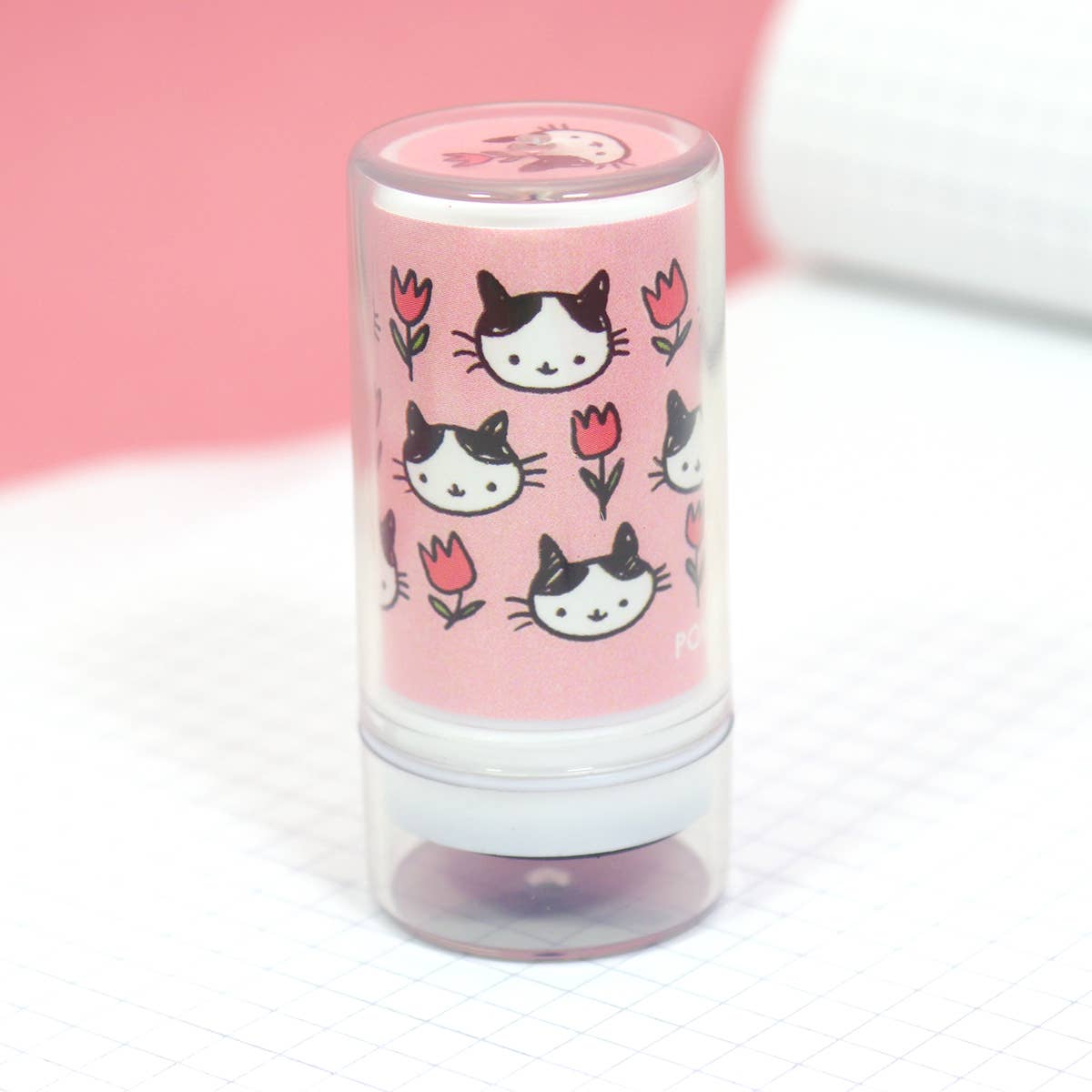 PONY PEOPLE - Wholesale Rubber/Decorative Stamp - 
Tulip Kitty Stamp2