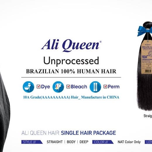 AEsthetic - Wholesale Hair Extensions - ALI QUEEN BRAZILIAN HUMAN HAIR