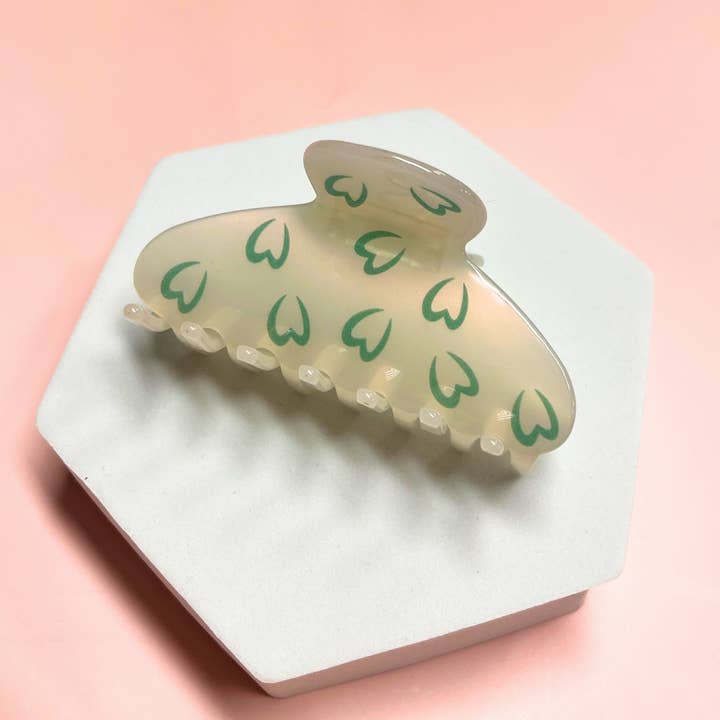 Love Attack - Wholesale Hair Clip - Women's - Seina Cellulose Acetate Minimalist Colourful Hair Claw Clips4