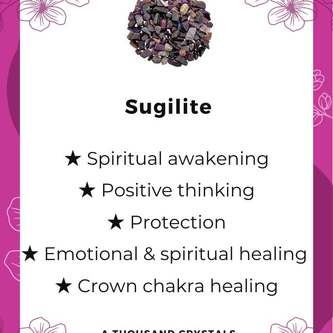 Sugilite Chips AA Grade for wholesale by A Thousand Crystals