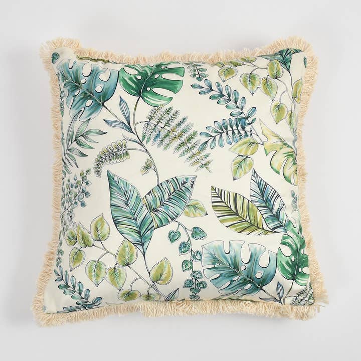 Verdant Whisper - Velvet Cushion Cover for wholesale by Bit of Meraki