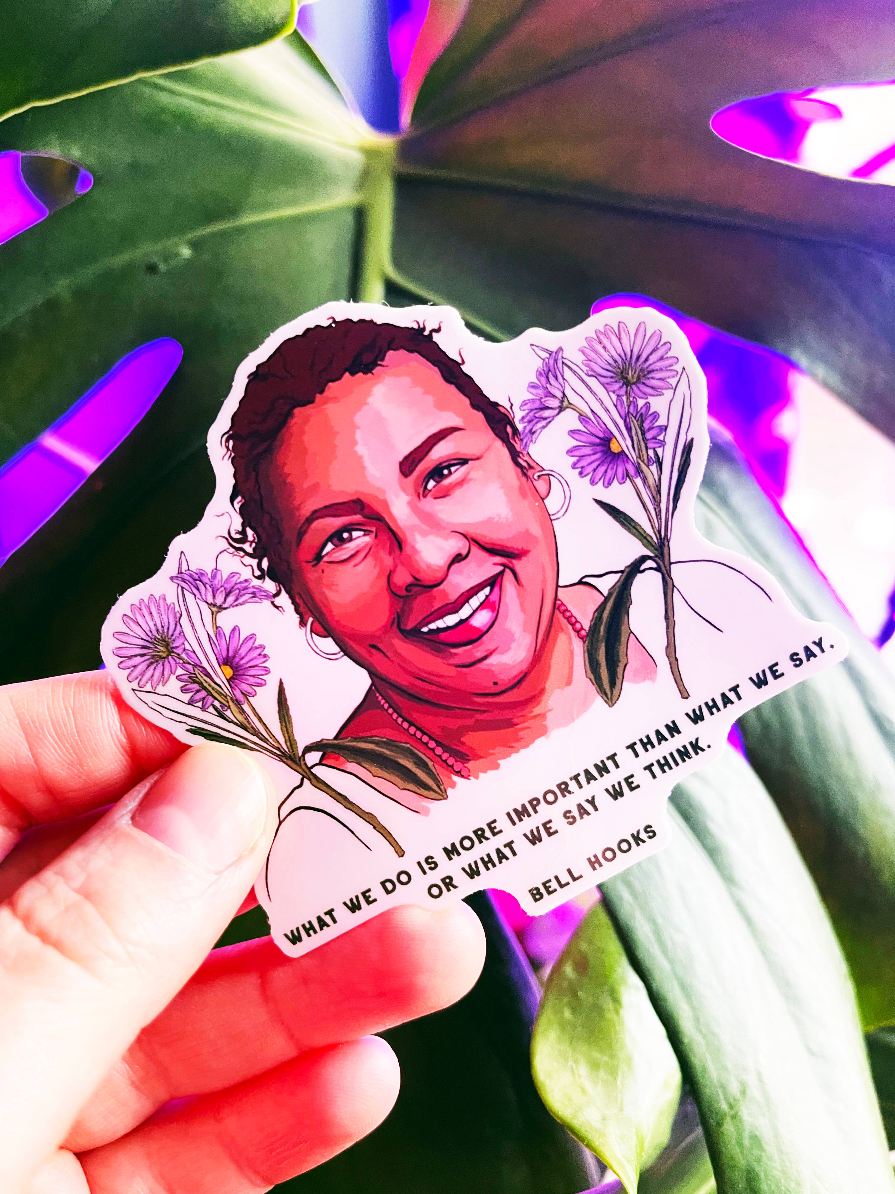 Fabulously Feminist – Großhandel Aufkleber – Was wir tun, ist wichtig, Bell Hooks: feministischer Aufkleber6