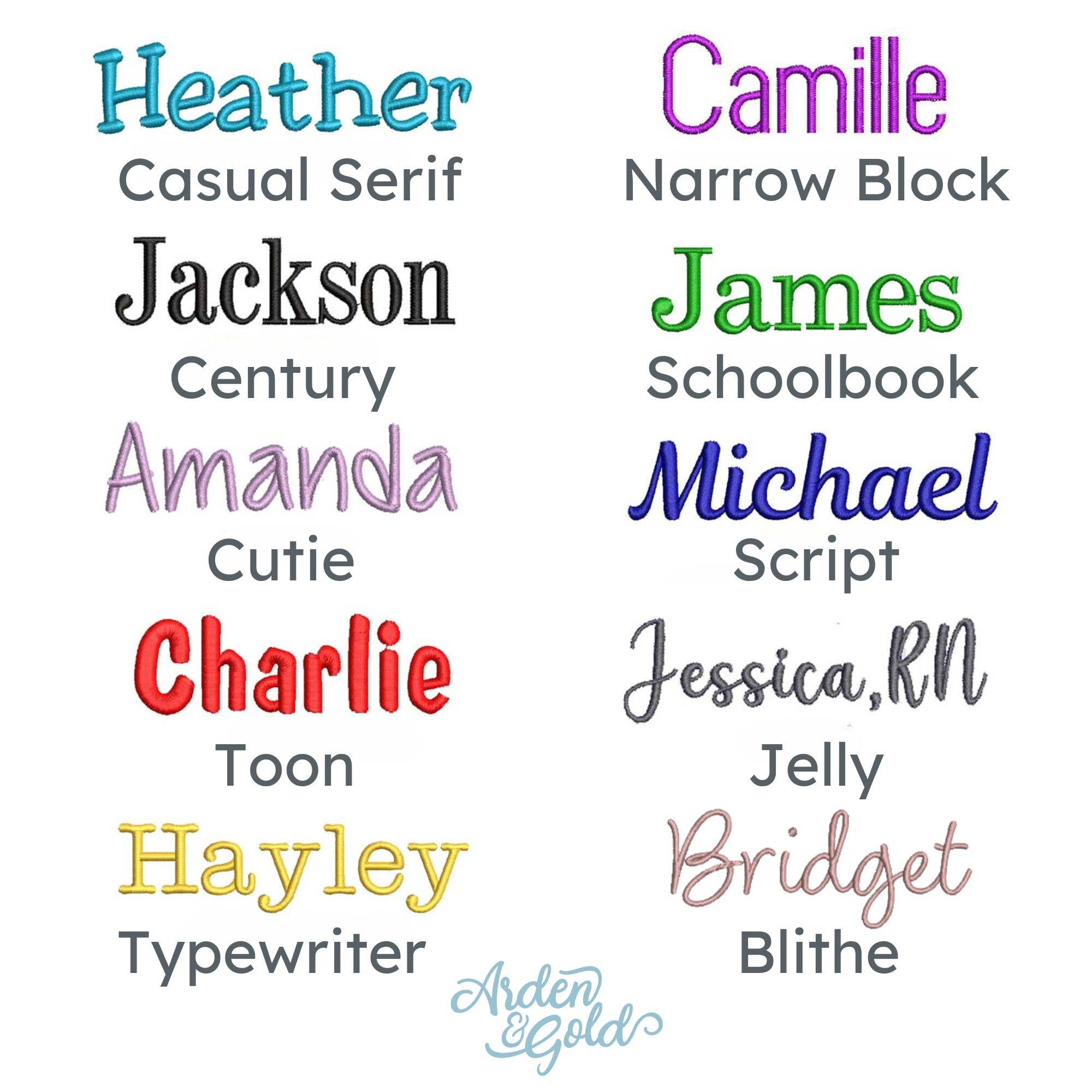 Arden & Gold - Wholesale Tote Bag - Women's - Custom Text Canvas Embroidered Tote or add your logo!6