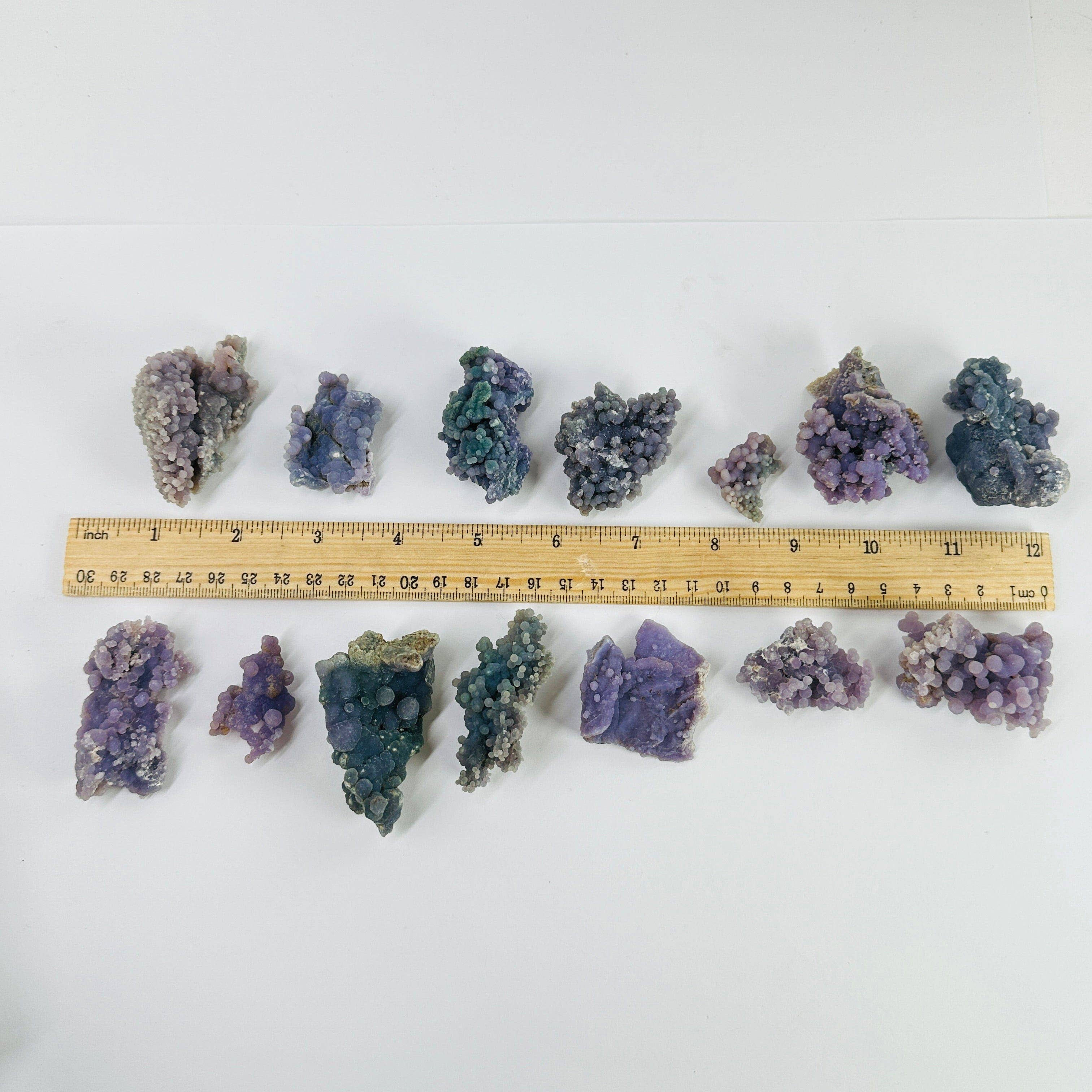 Rock Paradise – Pedra/cristal espiritual por atacado – Cluster de Cristal de Calcedônia Grape Agate - Peça para Colecionadores, Escolha a Sua8