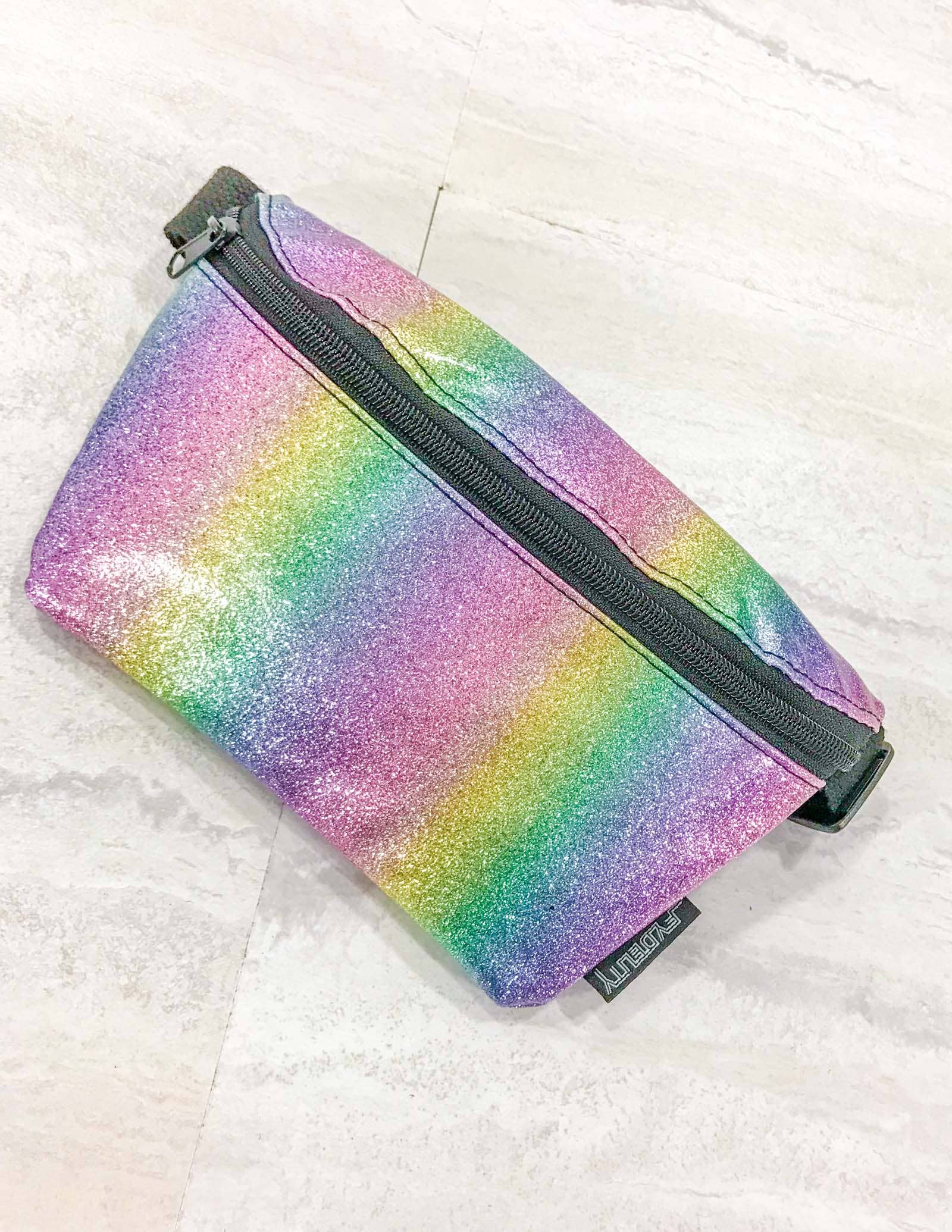Fydelity - Wholesale Belt Bag - Women's - 83132: Fanny Pack | Slim | Dazzler Rainbow Glitter3