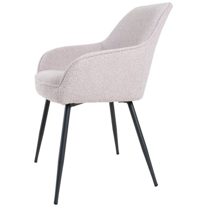Home67 - Wholesale Chair - Fenna Dining Chair — Bouclé — Natural