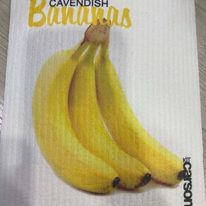 Kit Carson Accessories - Wholesale Dishcloth - Cavendish Banana Swedish Dishcloth1