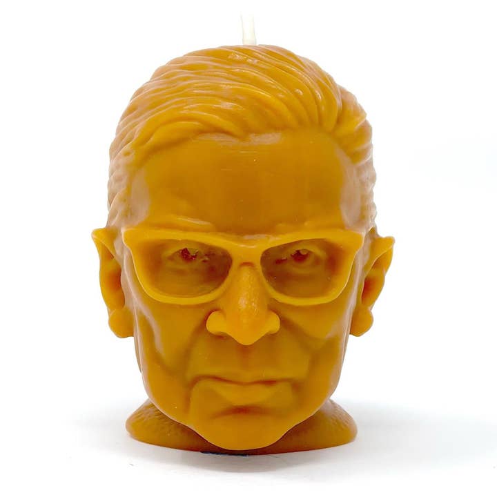 Ruth Bader Ginsburg Candle for wholesale by Hot Head Candles