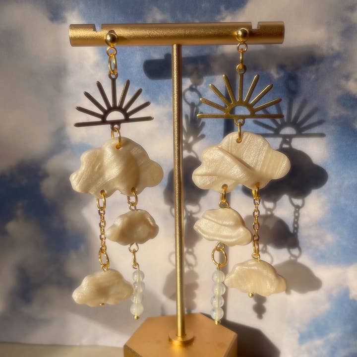 The Crafthaus - Vente Boucles d'oreilles pendantes - Boucles d'oreilles Cloud1