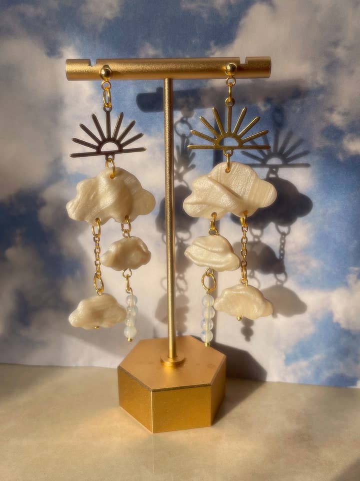 Cloud Earrings for wholesale by The Crafthaus