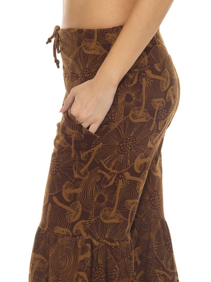 Lakhays Collection Inc. - Wholesale Pants - Women's - Mushroom Tiered Jersey Pants7