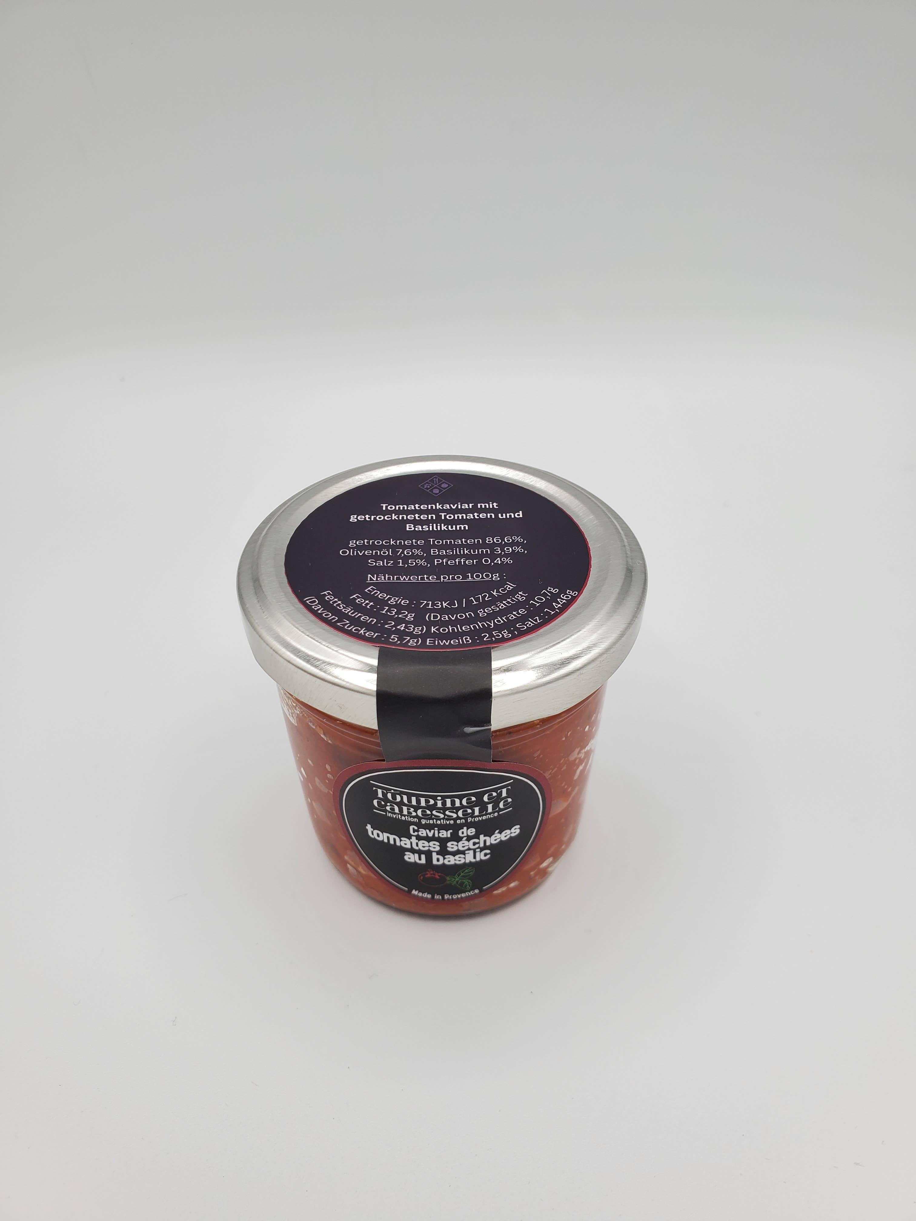 Toupine et Cabesselle - Wholesale Dried/Dehydrated Vegetables - Sun-dried tomato caviar with basil1