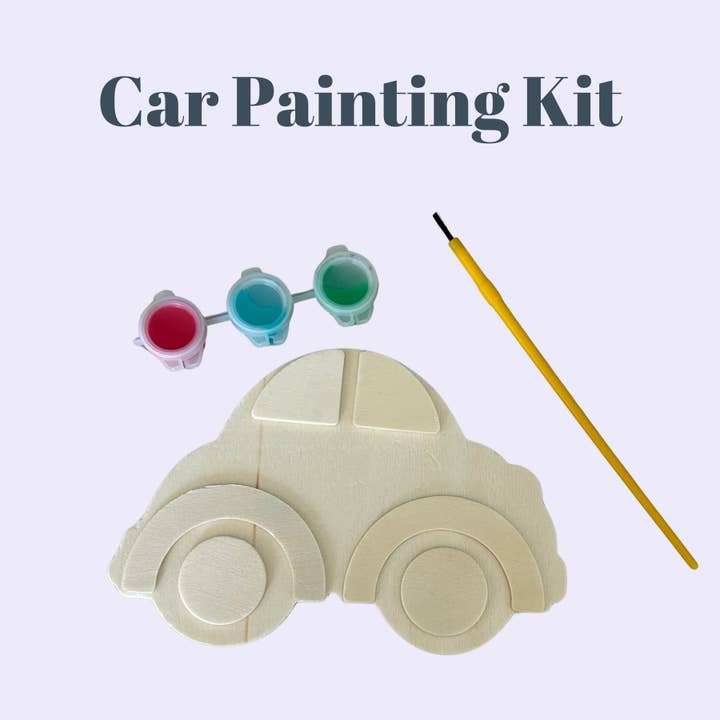 Træsbilmalingssæt for engroshandel hos Create It Crafts