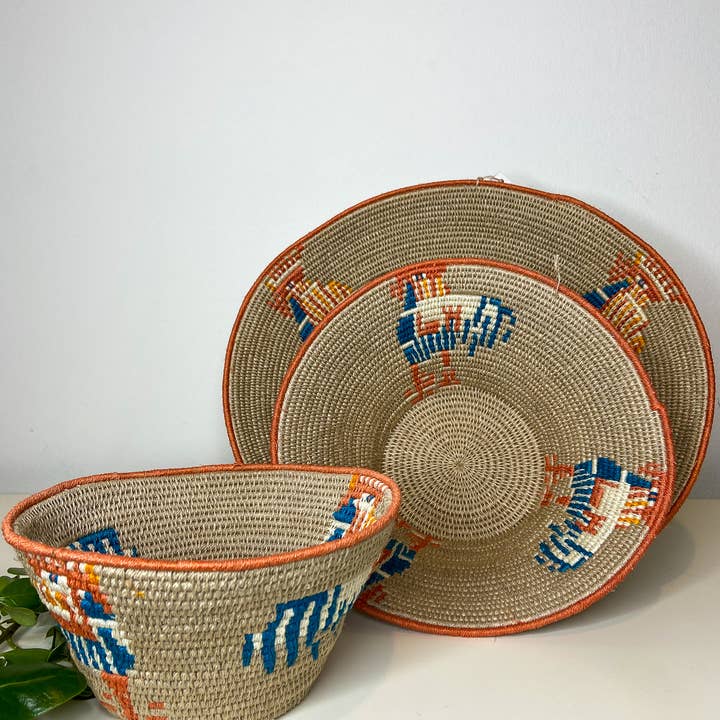 Eve & Nico Gifts & Home Decor - Wholesale Basket - Small Sisal Basket - 0191