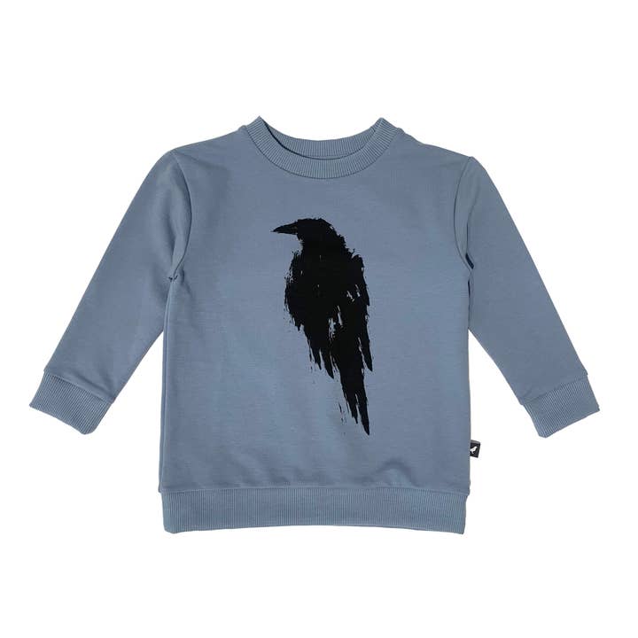 OV Sweater - Sea Blue Raven for wholesale by mói