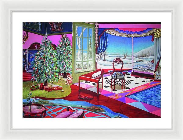 Sharon Tatem Fashion LLC - Wholesale Painting/Drawing - Christmas Painting - Framed Print22