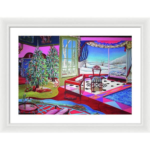 Sharon Tatem Fashion LLC - Wholesale Painting/Drawing - Christmas Painting - Framed Print22