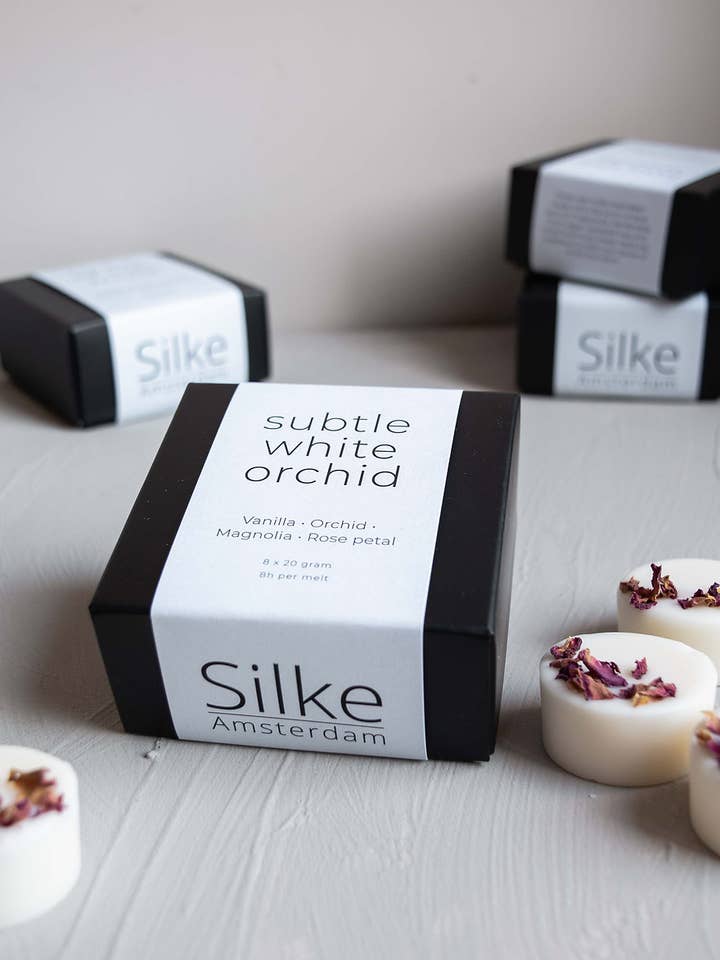 Melts de cera botánicos lujosos (8 piezas) para venta al por mayor de Silke-Amsterdam