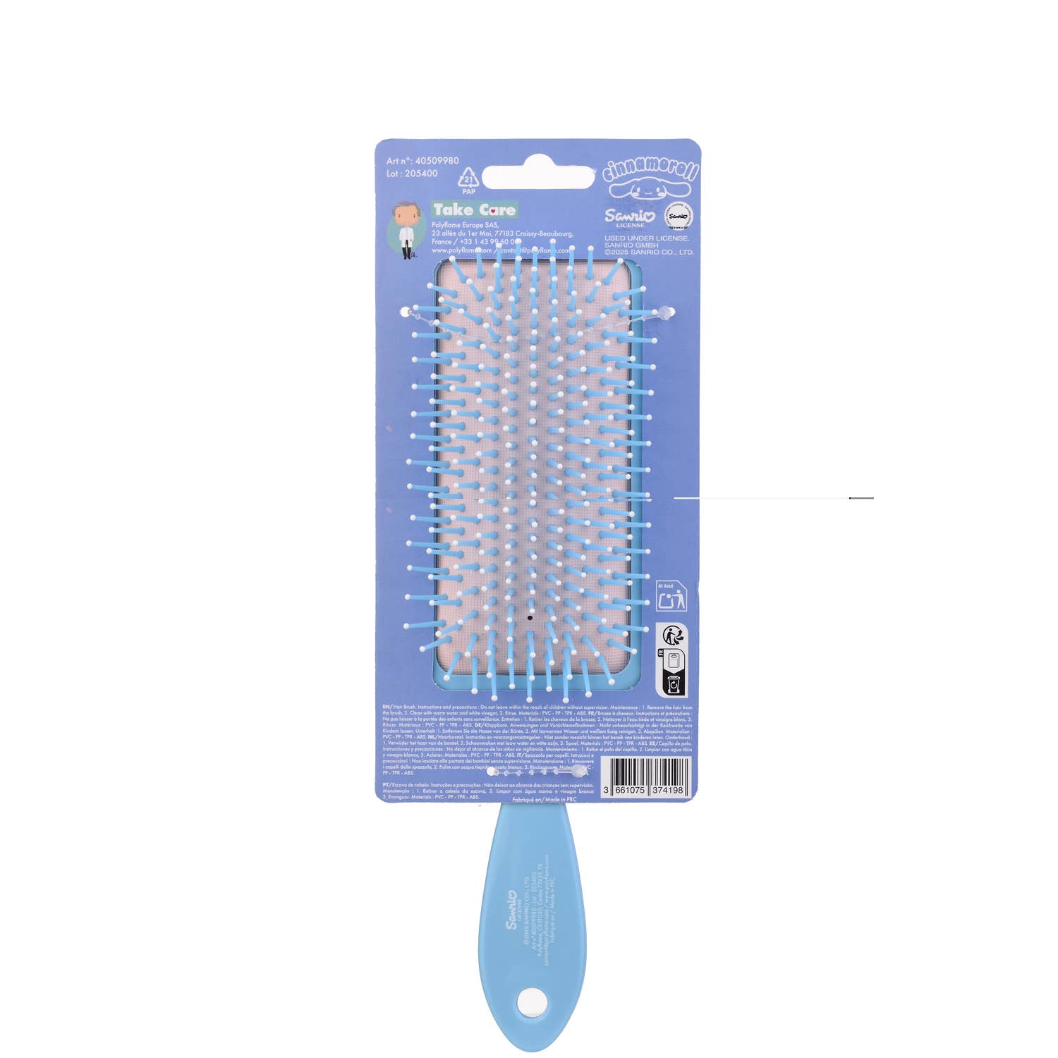 Takecare - Wholesale Hair Brush/Comb - Cinnamoroll hairbrush1