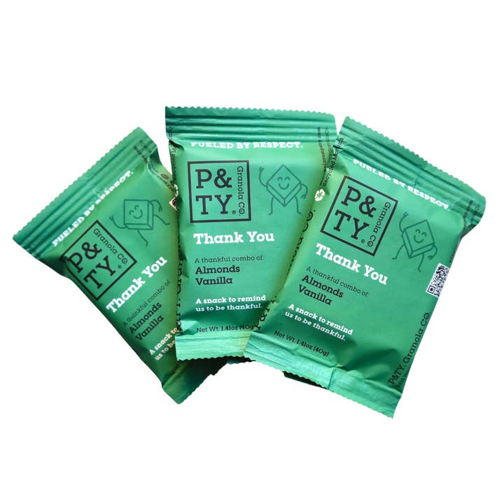 P&TY Granola Co. - Wholesale Snack Bar - Thank You Granola Bar: Almond, Vanilla5