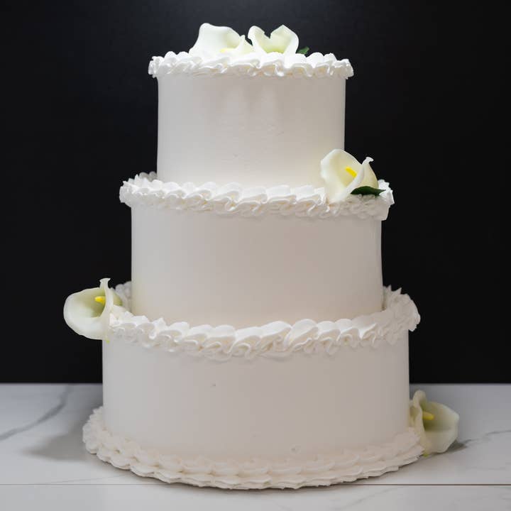 Just Dough It! Fake Foods – wholesale Decorative tabletop object – Fake 3 Tier Wedding Cake