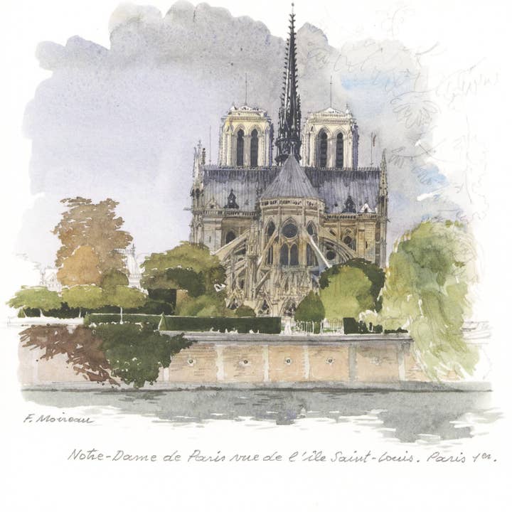 CARTES DOUBLES FABRICE MOIREAU 15X15 PO 33 pour la vente par Phenicia