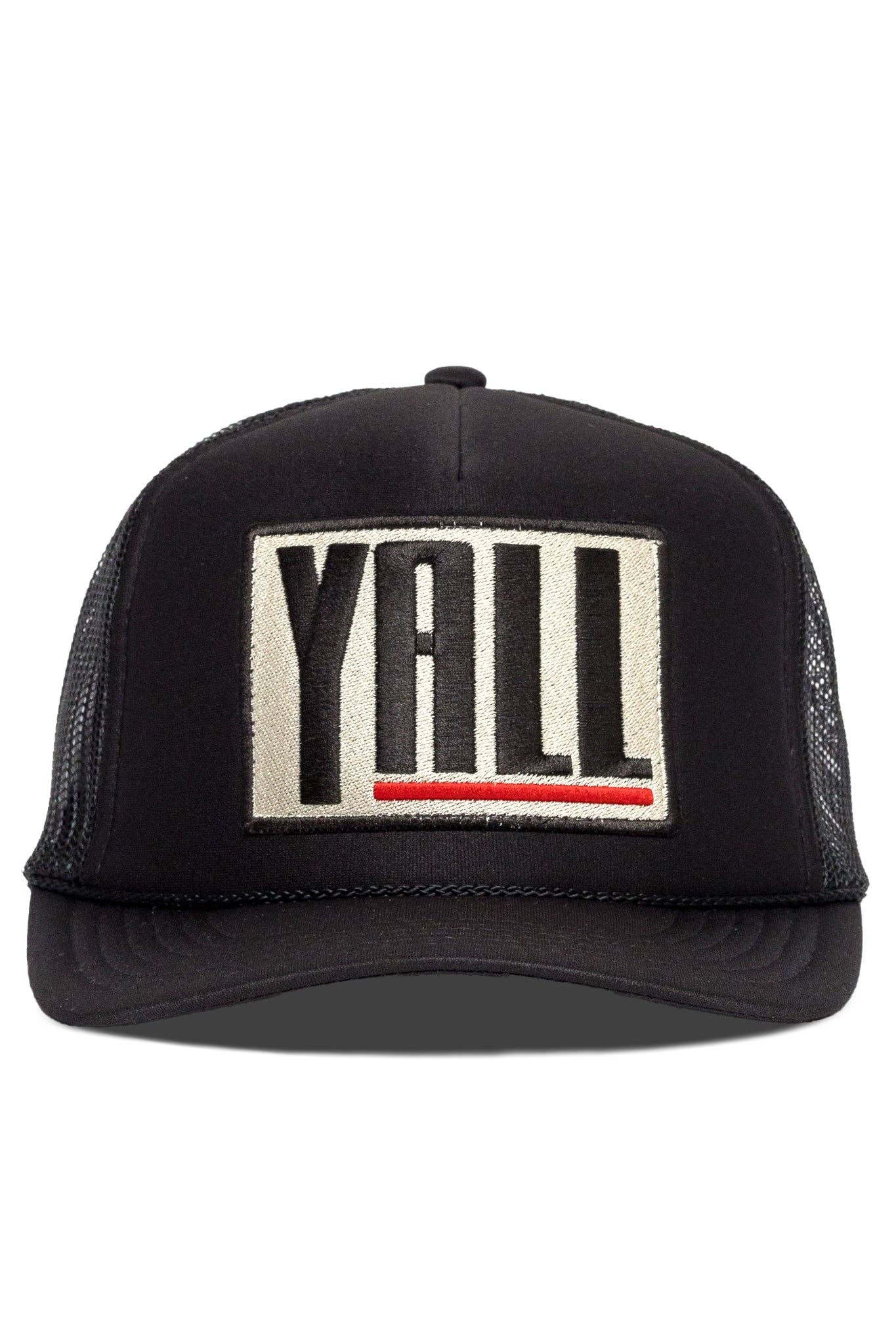 Yall Trucker Hat in Black for wholesale on Faire