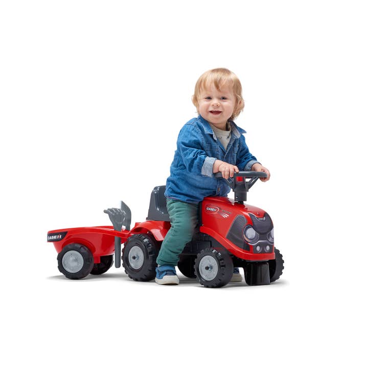American Hobbies & Merchandising - Wholesale Toy Car/Truck - Kids - Case IH Tractor w/Trailer, Access, Push Ride-on 1-3 Years 2
