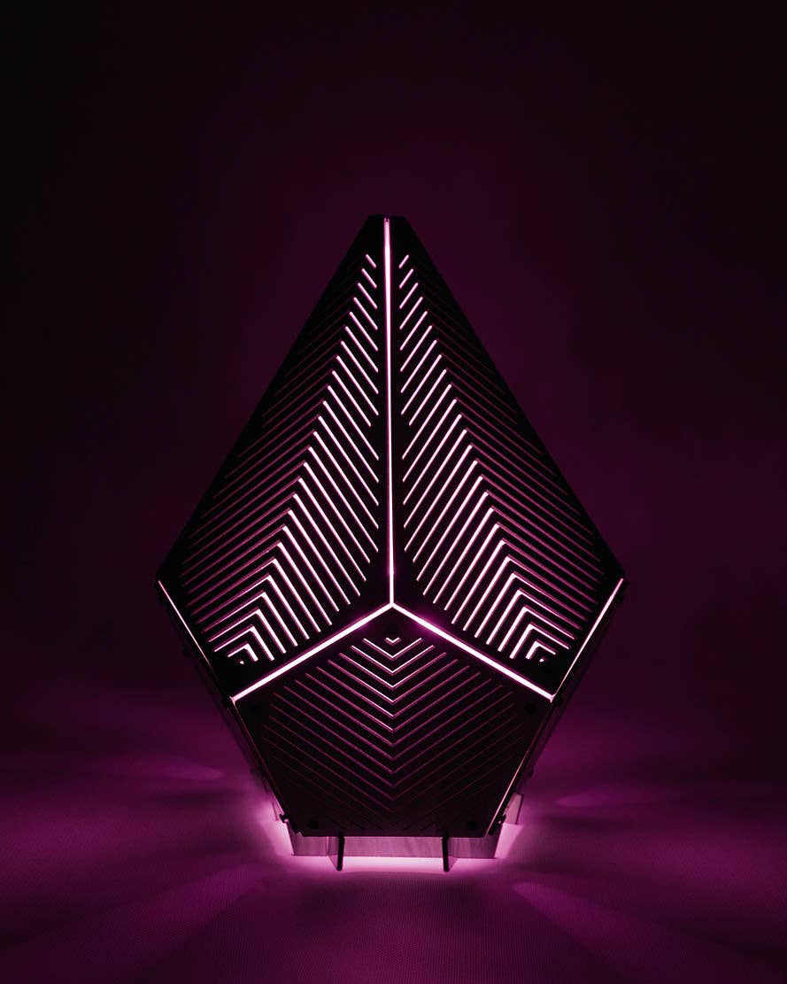 PAPERCRAFT WORLD - Wholesale DIY Craft Kit - SINAR Linez 3D Papercraft Table Lamp28