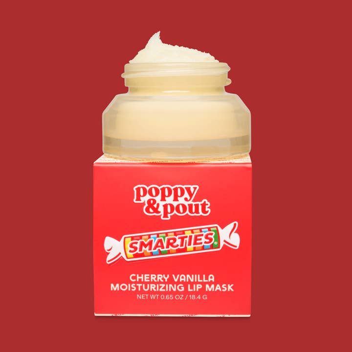 Limited Edition, Lip Mask, Smarties, Cherry Vanilla for wholesale by Poppy & Pout