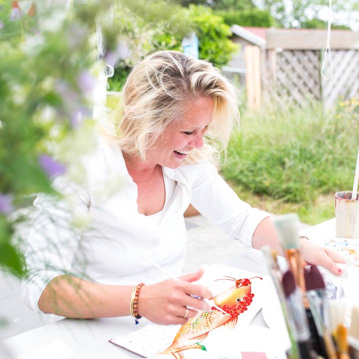 Bordy's - Wholesale Dinnerware Set - Catchy - 2. The Sunset Catch dinner plates5