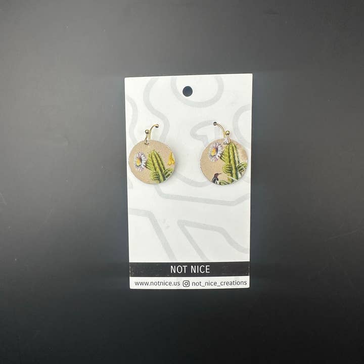 Not Nice - Wholesale Dangle Earrings - Mixed Set of 12 Upcycled Craft Beverage Can Dangle Earrings6