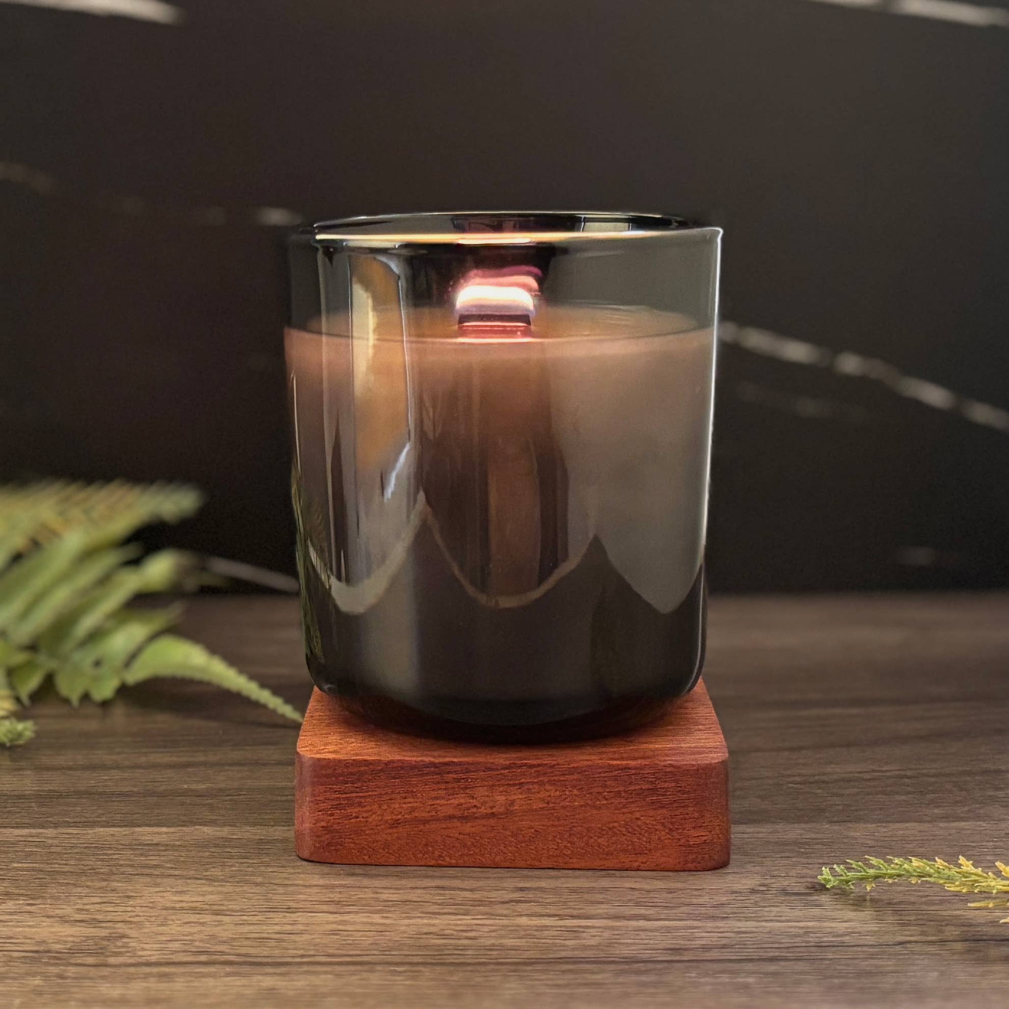 Holzer Handcrafted ® - Wholesale Jar/Filled Candle - Custom Label | Wood Wick Candle | Coconut Soy Wax | 12 oz Glass Vessel with Lid | Customized Label | Private Label | Co-branded | Handmade5