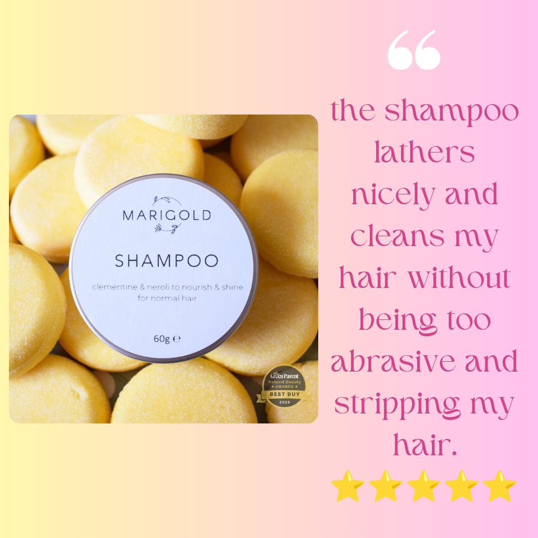 Marigold Charms – wholesale Shampoo puck/solid shampoo – Luxury Vegan Citrus Shampoo Bar for Normal Hair1