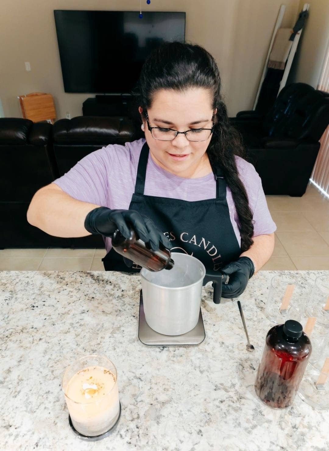 Hooties Candles and Things - Wholesale Jar/Filled Candle - Peony Candle6