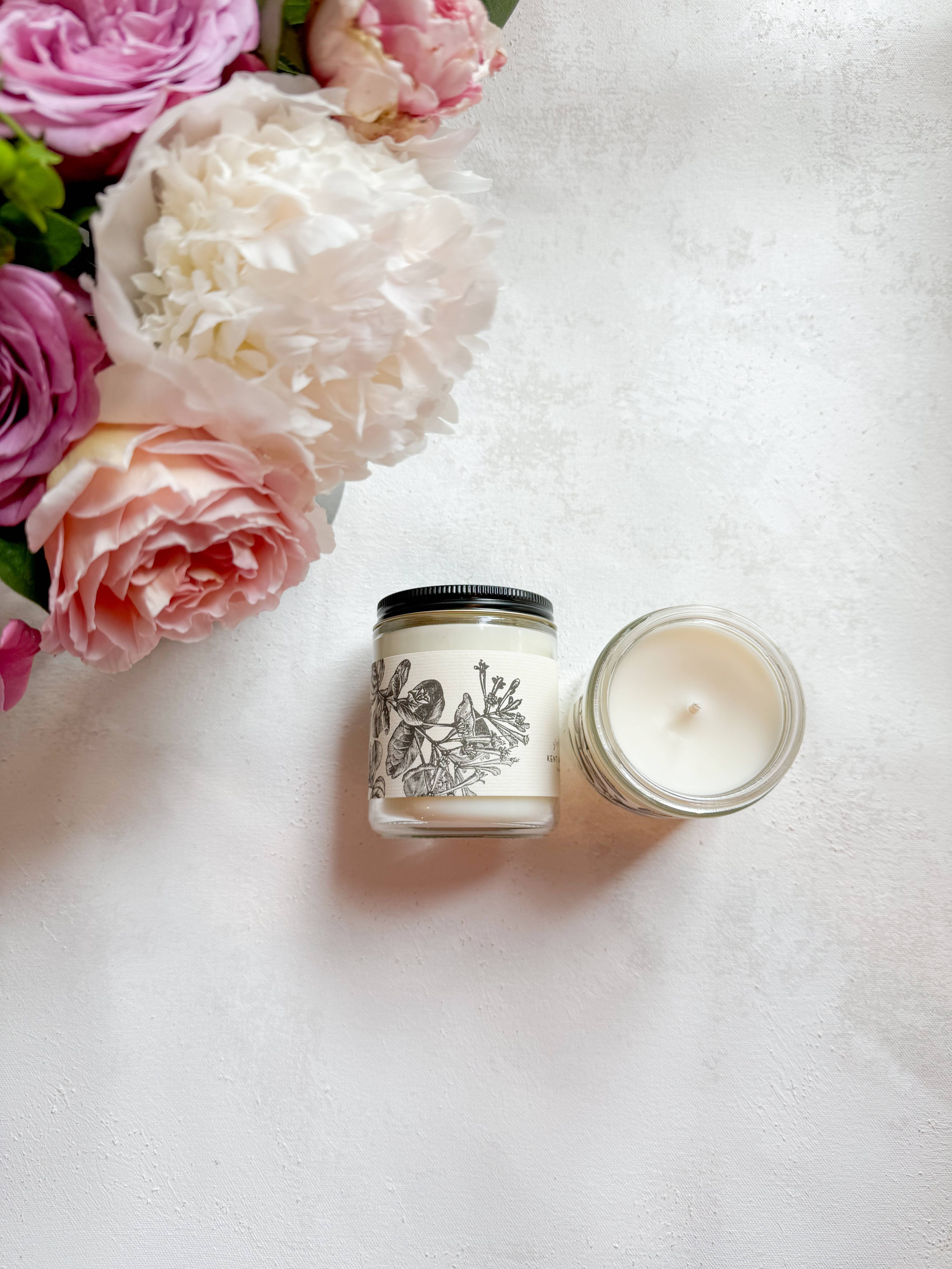 Kent and Co. Handmade - Wholesale Jar/Filled Candle - Wild Honeysuckle Soy Candle | Set of 4 1