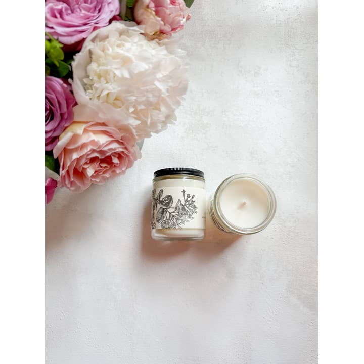 Kent and Co. Handmade - Wholesale Jar/Filled Candle - Wild Honeysuckle Soy Candle | Set of 4 1