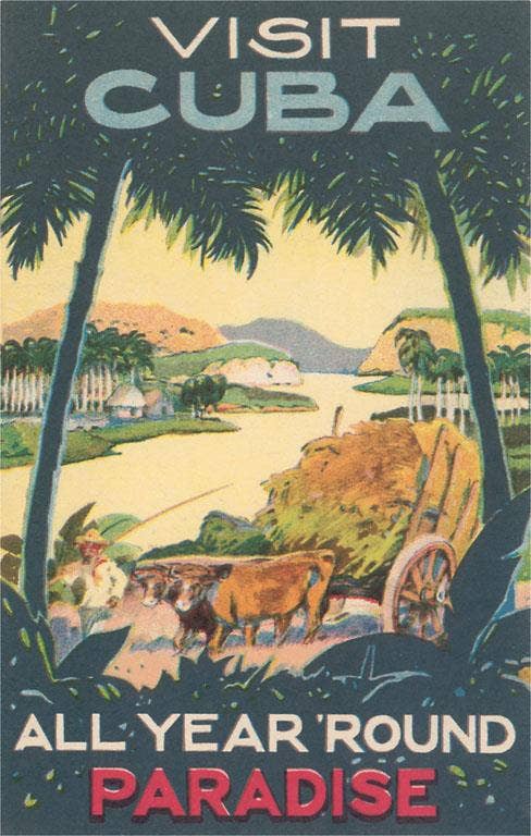 Found Image Press – wholesale Art print – Art Print CU-142 Cuba Travel Poster