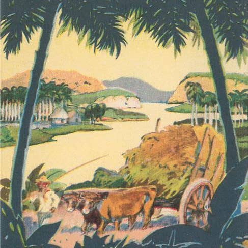 Found Image Press – wholesale Art print – Art Print CU-142 Cuba Travel Poster0