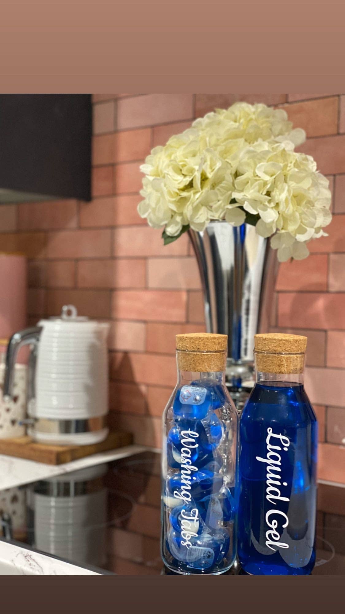 WinsterCreations™ – wholesale Jar – Personalised Custom Any Wording Clear Glass Cork Storage Laundry Jar Bottle Sticker Label For 1L Bottle (No Bottle Included)8