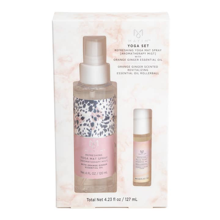 7ml Essential Oil, 120ml Yoga Mat Refreshing Spray - Pink for wholesale by Core Home