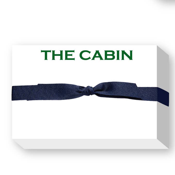 THE CABIN BIG & BOLD NOTEPAD for wholesale by Donovan Designs