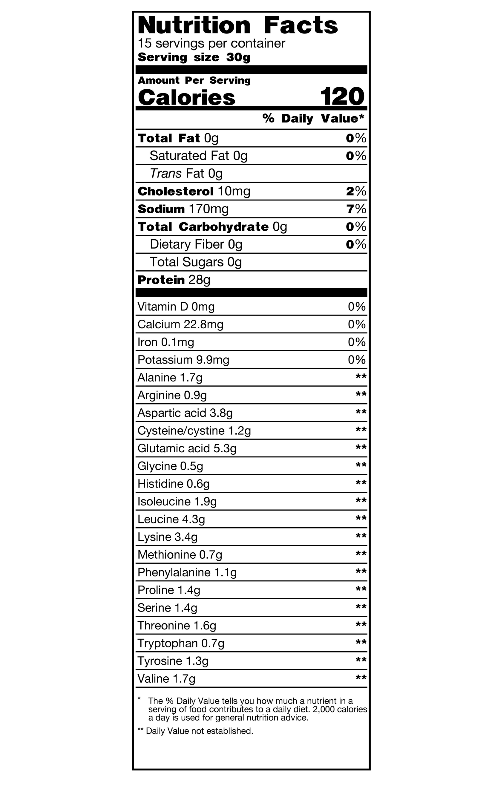 Opportuniteas - Wholesale Protein/Superfood Powder - Grass-Fed Whey Protein Powder Isolate - Unflavored, 1lb8