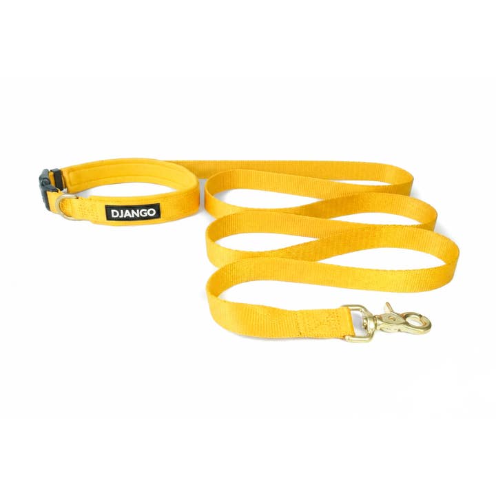 Correa de aventura manos libres ajustable para perro - Amarillo diente de león para venta al por mayor de DJANGO